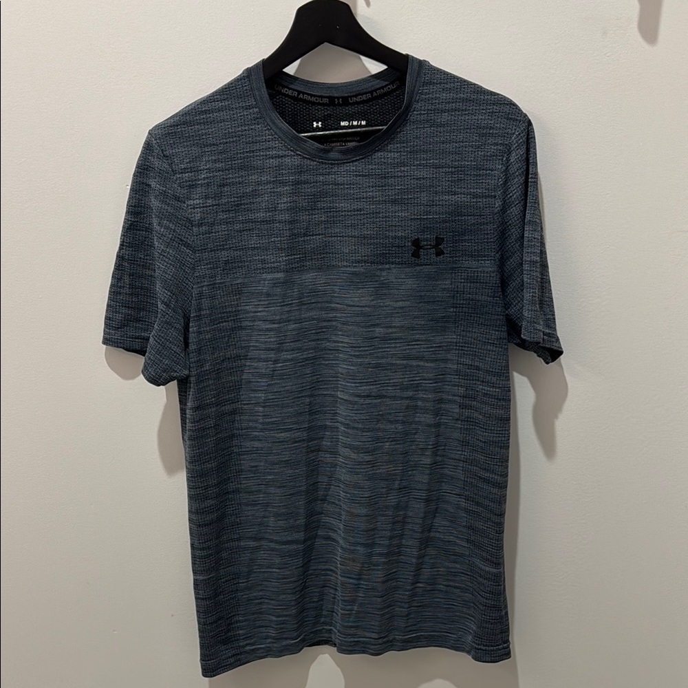 Under Armour Men's Blue Grey Shirt